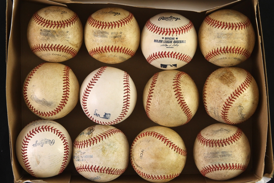 1994-2015 Game Used Baseballs (Lot of 12)