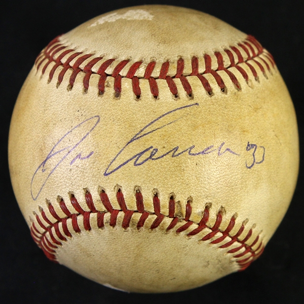 1984-1994 Jose Canseco Oakland Athletics and Texas Rangers Autographed OBAL Baseball (MEARS LOA/JSA)