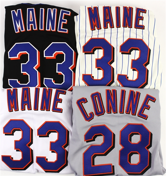 1991-2010 New York Mets Team Issued and Game Worn Jerseys Including John Maine, Fernando Tatis, Jeff Conine, and More (Lot of 8) (MEARS LOA)