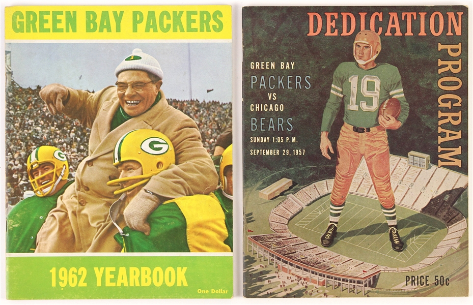1950s-1960s Green Bay Packers Program and Yearbook 