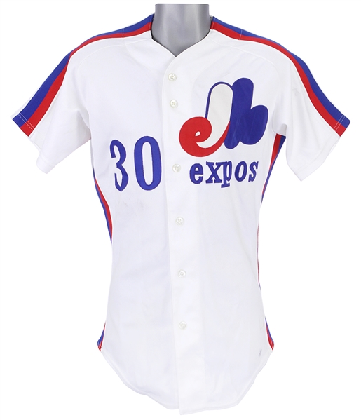 1983 Tim Raines Montreal Expos Game Worn Home Jersey (MEARS A10)