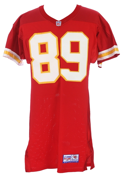 1998 Andre Rison Kansas City Chiefs Game Worn Home Jersey (MEARS LOA)
