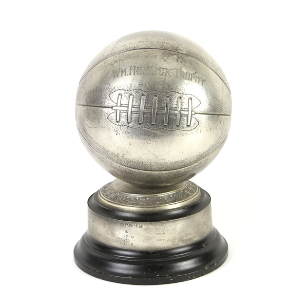 1928-36 William Horlick Washington Park Basketball Trophy