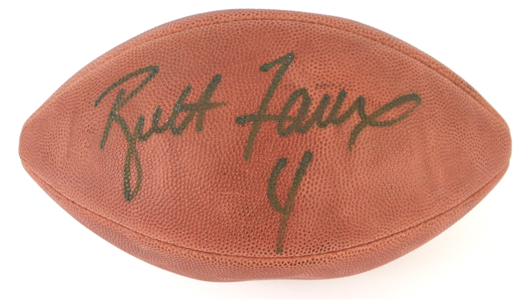 1994 Brett Favre Green Bay Packers Signed ONFL Tagliabue 75th Anniversary Football (*JSA*)