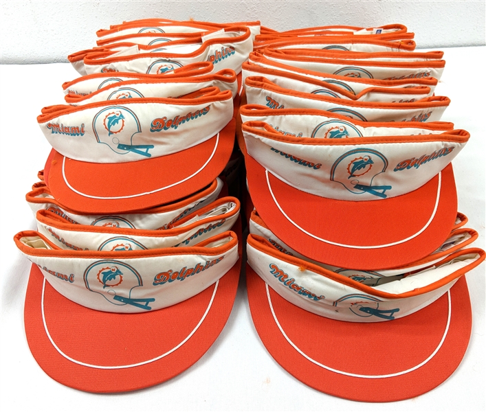 Miami Dolphins Visors Lot of 52