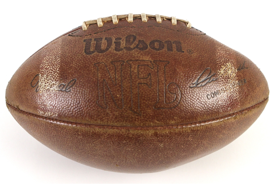 1960s-1970s Pete Rozelle Game Used Football 