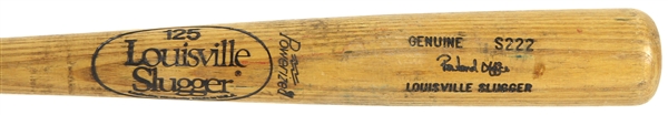1980-82 Rowland Office Montreal Expos Louisville Slugger Professional Model Game Used Bat (MEARS LOA)