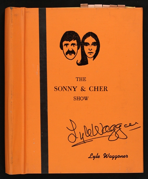 1973 Lyle Waggoner The Sonny & Cher Show Signed Script Book (Lyle Waggoner Collection)(JSA)
