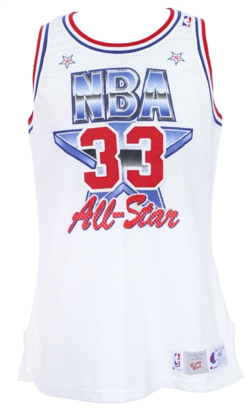 1991 Larry Bird Boston Celtics Game Issued All Star Game Jersey (MEARS LOA) 