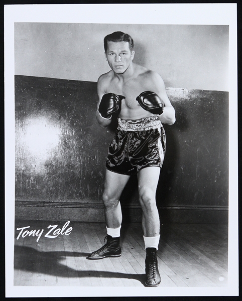 1913-1997 Tony Zale World Middleweight Champion 8"x 10" Photo