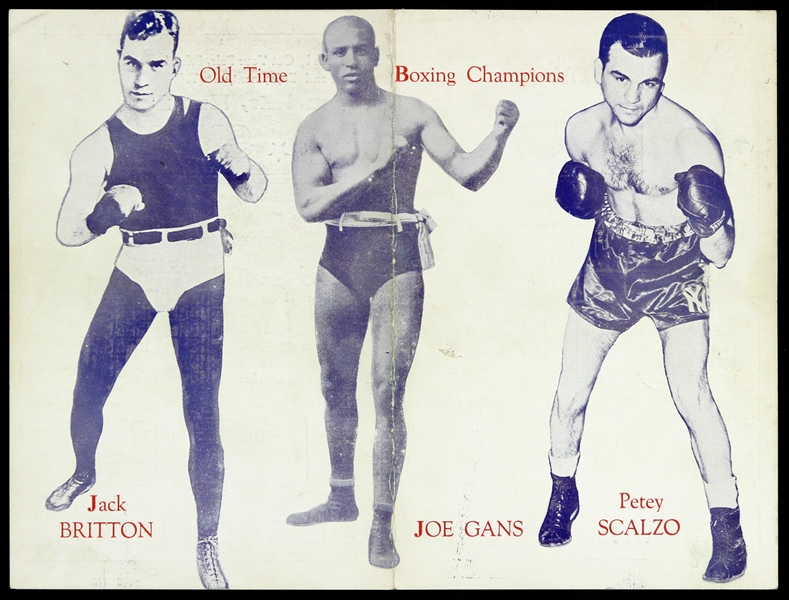 1960s DLalls Fight Program & Score Card w/ Ruben Carter vs Sugar Nando and more 