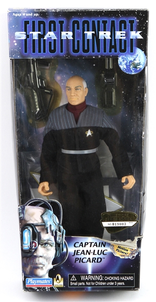 1996 Captain Jean-Luc Picard Star Trek First Contact 9" Playmates Figure