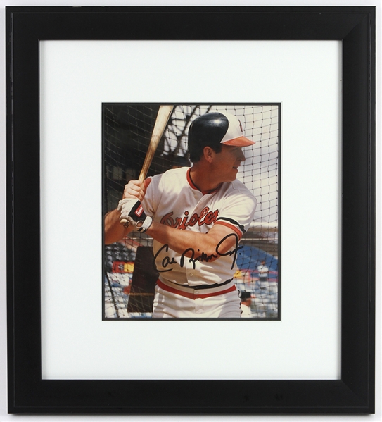 1981-2001 Cal Ripken Jr. Baltimore Orioles Signed 16"x 18" Framed Photo (JSA)