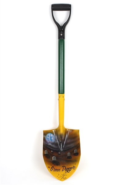1999 Gilbert Brown "The Grave Digger" Green Bay Packers Signed Customized 39" Shovel (JSA)