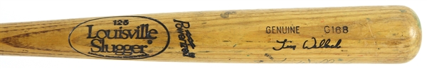 1990 Tim Wallach Montreal Expos Signed Louisville Slugger Professional Model Game Used Bat (MEARS LOA/JSA)