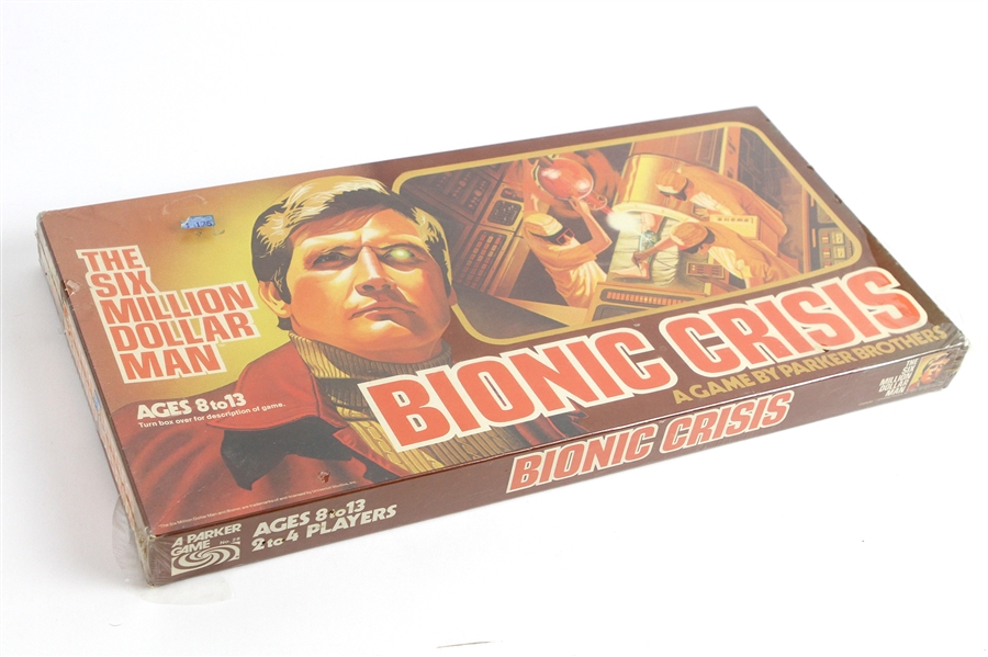 1975 The Six Million Dollar Man Bionic Crisis Shrinkwrapped Parker Brothers Boardgame