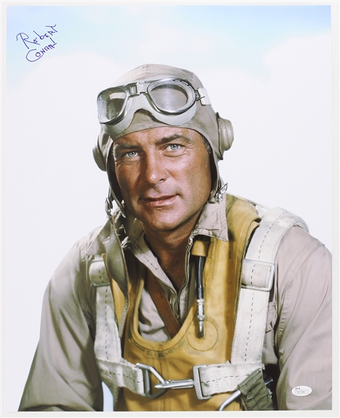 1976-1978 Robert Conrad “Pappy Boyington” Black Sheep Squadron Signed LE 16x20 Color Photo (JSA)