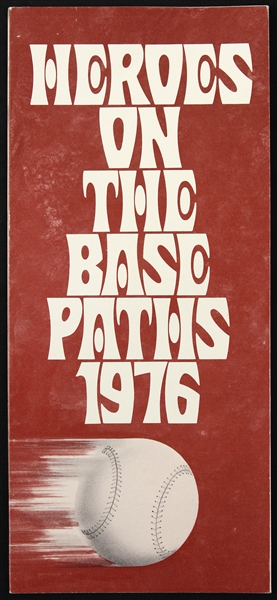 1976 Heroes on the Base Paths Brochure 