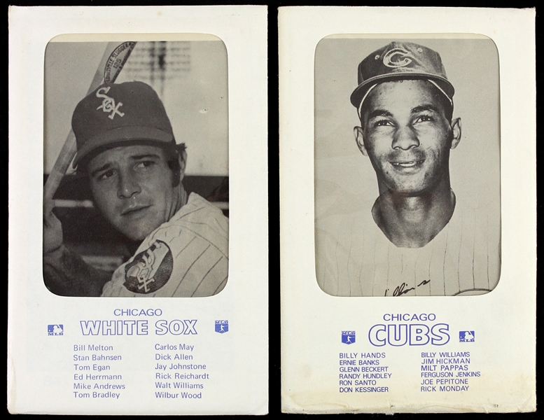 1970s Chicago Cubs and Chicago White Sox 4 3/4"x 7 1/2" Player Photos