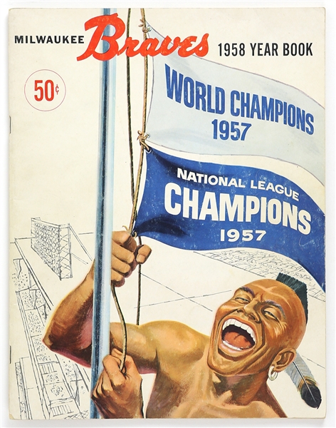 1958 Milwaukee Braves Yearbook 