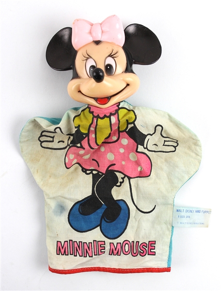 1950s Minnie Mouse Walt Disney 10" Hand Puppet
