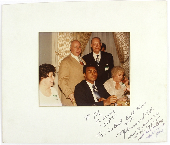 1978 Muhammad Ali Signed 15"x 18" Mounted Photo (JSA)