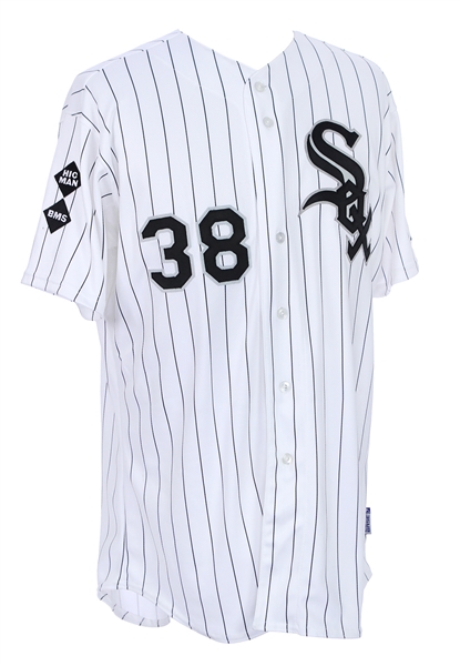 2012 Hector Gimenez Chicago White Sox Game Worn Home Jersey (MEARS LOA)