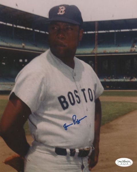 1968-69 Boston Red Sox Juan Pizarro Autographed 8x10 Color Photo JSA Hologram