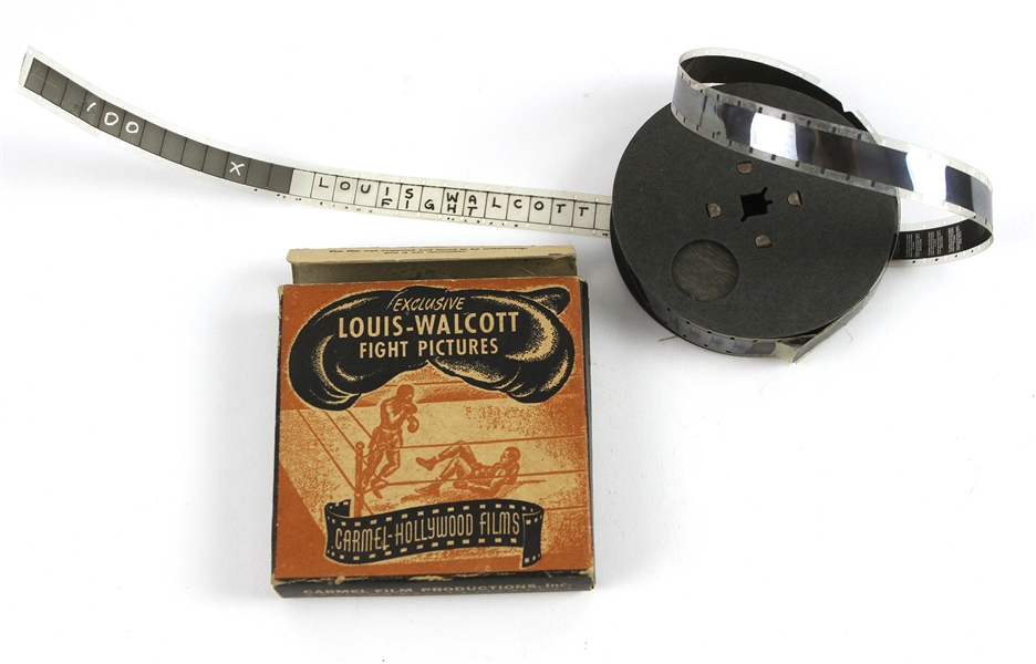 1947 Joe Louis vs Jersey Joe Walcott Carmel-Hollywood Films 8mm Fight Pictures 
