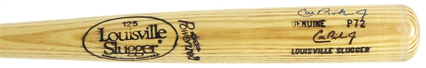 1983-85 Cal Ripken Jr. Baltimore Orioles Signed Louisville Slugger Professional Model Bat (MEARS LOA/JSA)