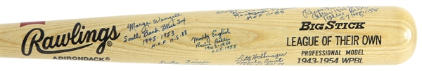 1992-97 League Of Their Own Multi Signed & Inscribed Rawlings Adirondack Bat w/ 6 Signatures (JSA)