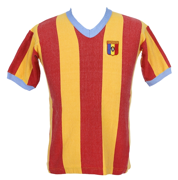 1970s Romania National Team #14 Game Worn Jersey (MEARS LOA)