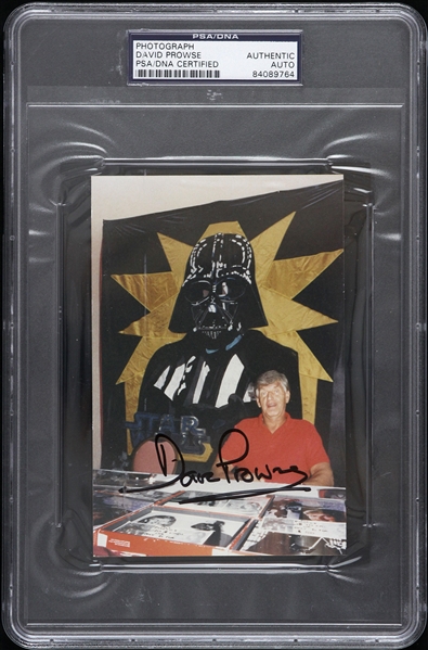 1977-1983 David Prowse Darth Vader Signed 5"x 7" Photo (PSA/DNA Slabbed)