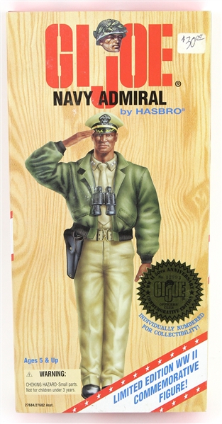 1996 G.I. Joe Navy Admiral Hasbro Limited Edition WWII 50th Anniversary Commemorative 12" Figure 
