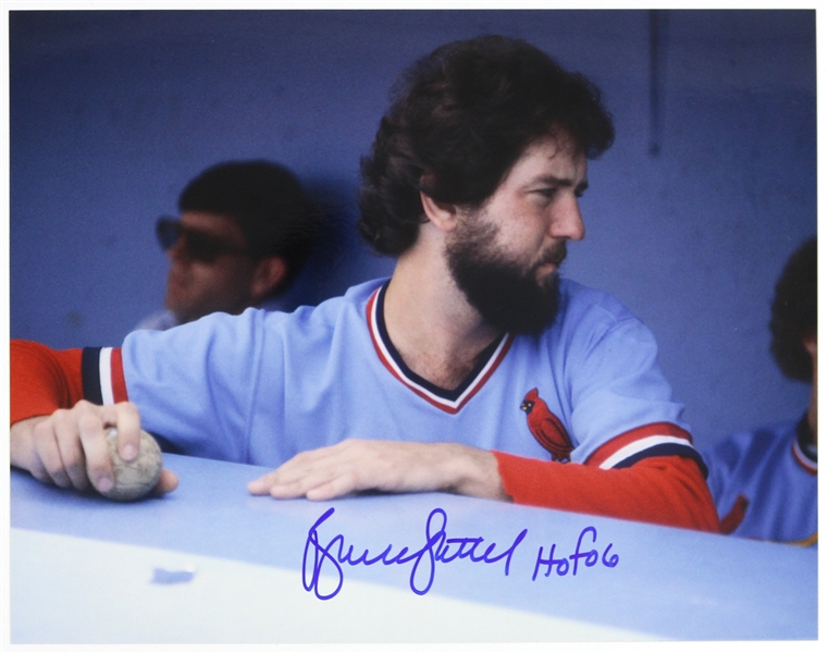 1981-1984 Bruce Sutter St. Louis Cardinals Signed 11"x 14" Photo (JSA)