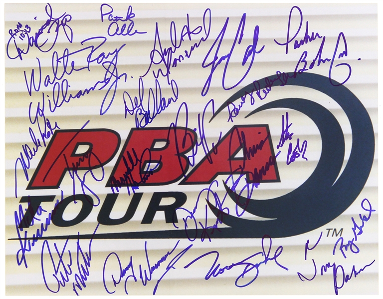 1980s-1990s Professional Bowlers Association Tour Multi-Signed 11"x 14" Photo (JSA)