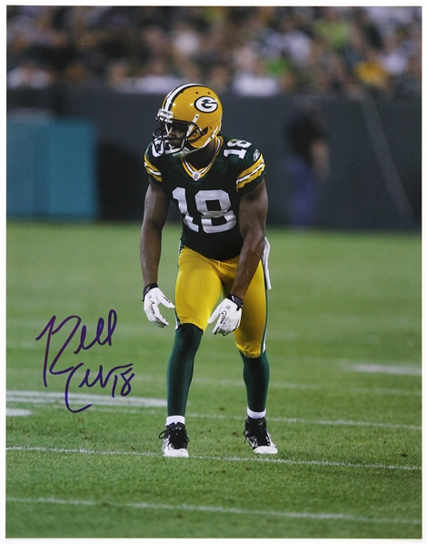 2000s Randall Cobb Green Bay Packers Signed 11"x 14" Photo (JSA)