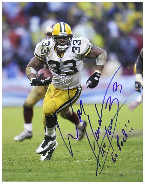 1995-2006 William Henderson Green Bay Packers Signed 11"x 14" Photo (JSA)
