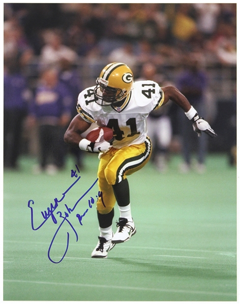 1996-1997 Eugene Robinson Green Bay Packers Signed 11"x 14" Photo (JSA)