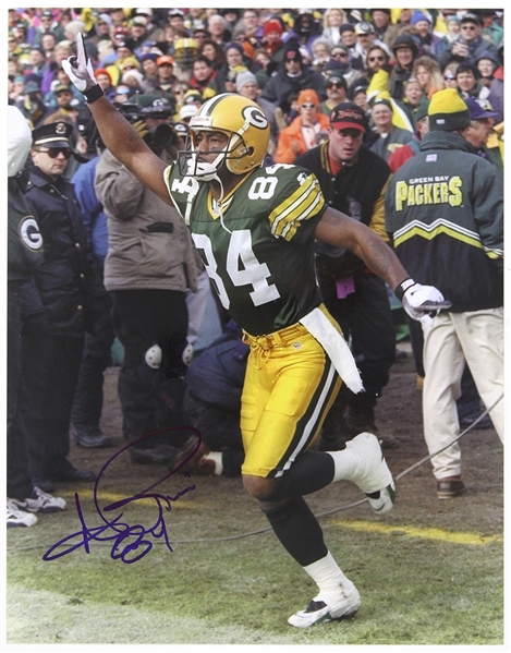 1996 Andre Rison Green Bay Packers Signed 11"x 14" Photo (JSA)