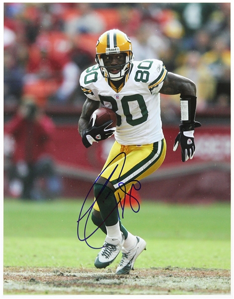 1999-2012 Donald Driver Green Bay Packers Signed 11"x 14" Photo (JSA)