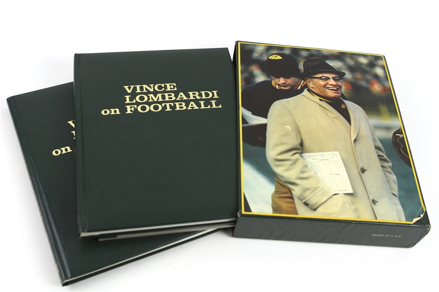 1973 Vince Lombardi on Football Books Volumes 1 & 2