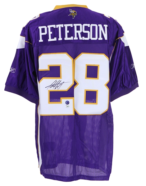 2008 Adrian Peterson Minnesota Vikings Signed Jersey (JSA)