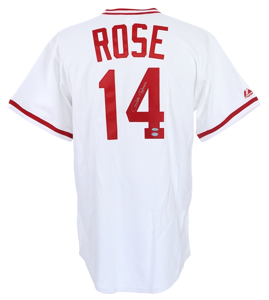 2007 Pete Rose Cincinnati Reds Signed Jersey (JSA)