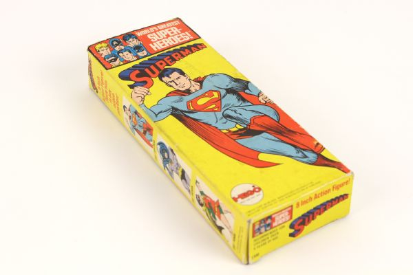 1972 Superman Mego Worlds Greatest Superheroes 9" Figure (MIB)
