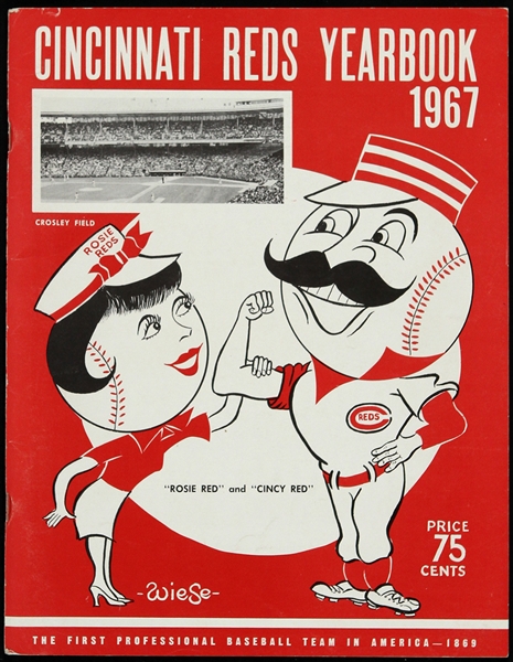 1967 Cincinnati Reds Yearbook 