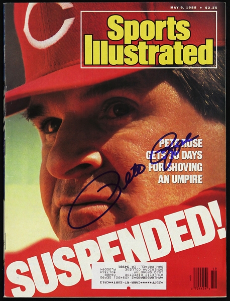 1988 Pete Rose Cincinnati Reds Signed Sports Illustrated (JSA)