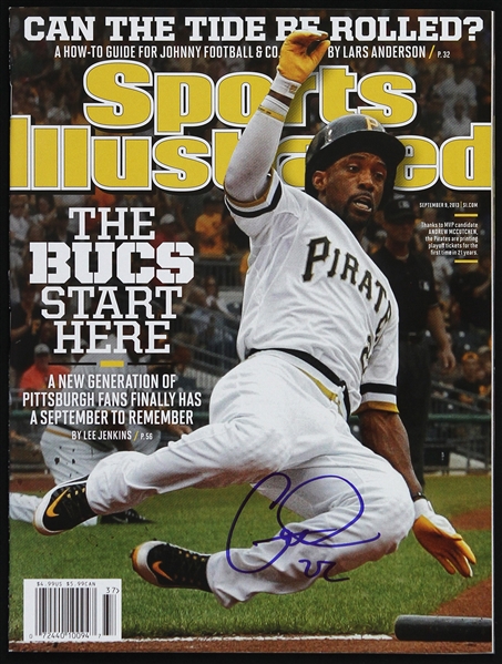 2013 Andrew McCutchen Pittsburgh Pirates Signed Sports Illustrated (JSA)