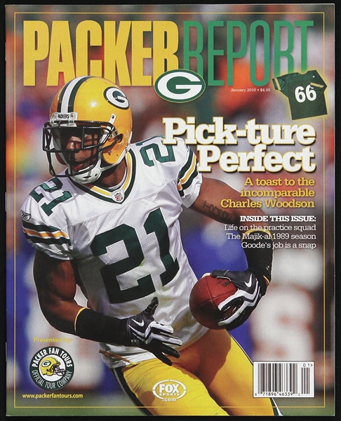 2010 Charles Woodson Green Bay Packers Packer Report 