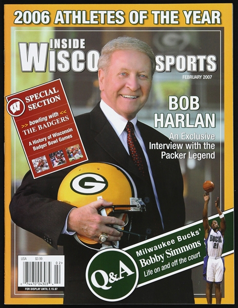 2007 Bob Harlan Green Bay Packers Inside Wisconsin Sports Magazine 